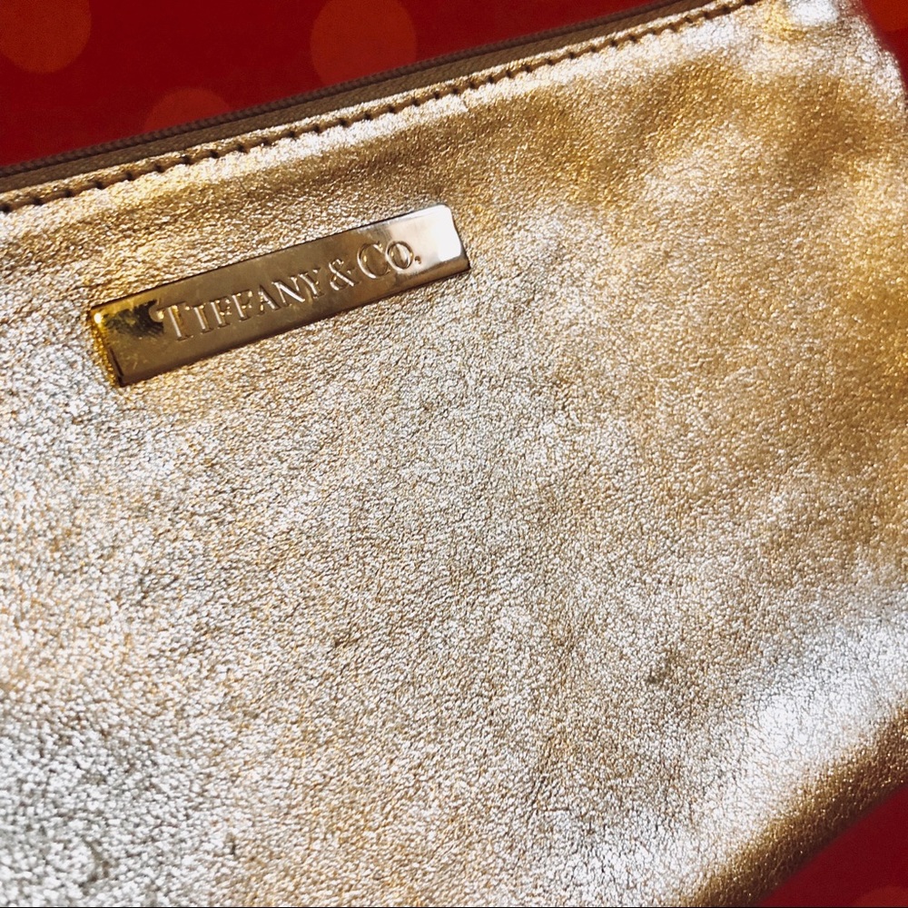 Silver Tiffany & Co. Leather Pouch